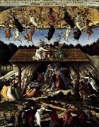 BOTTICELLI, Sandro The Mystical Nativity oil painting reproduction